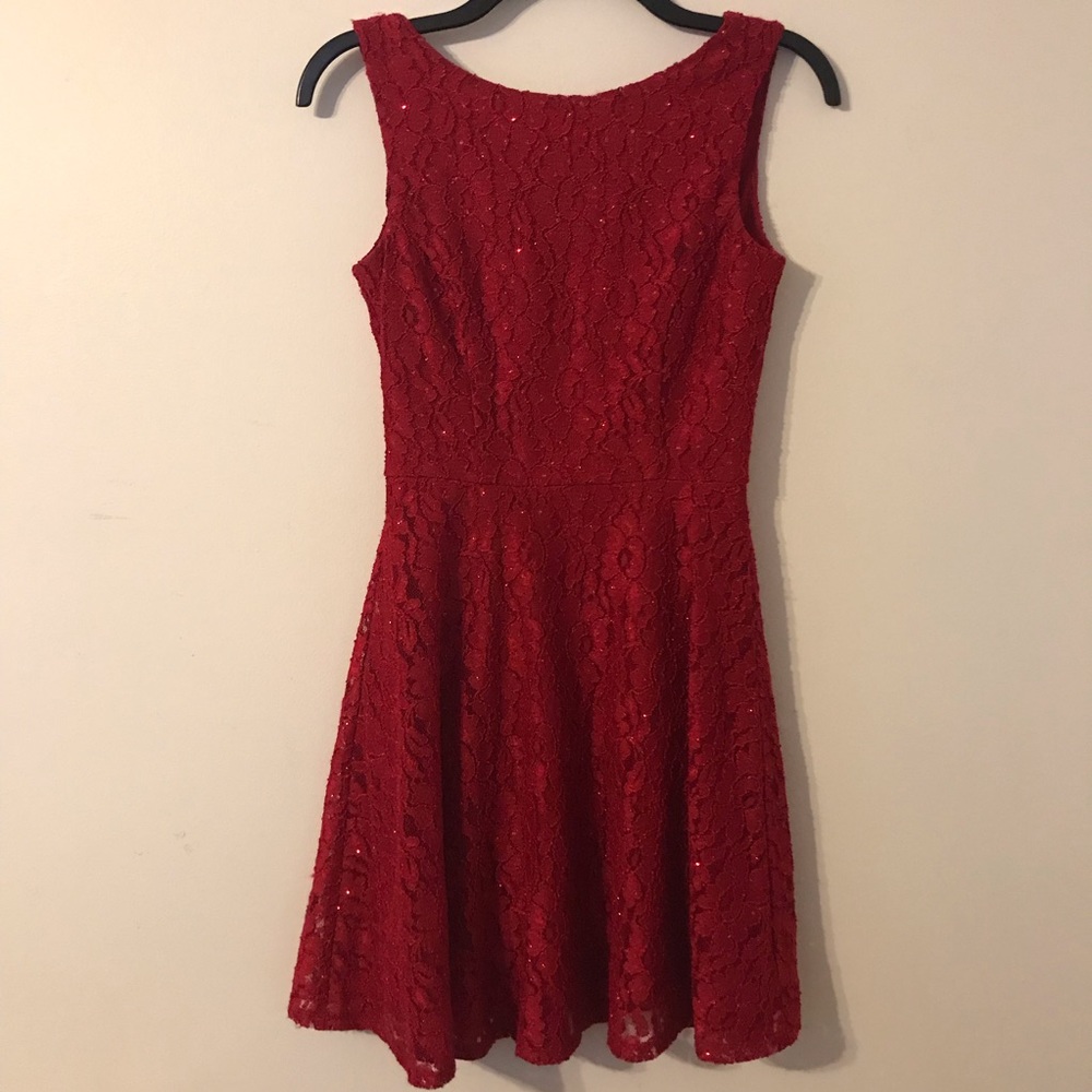 Red Sparkly dress